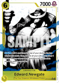 One Piece - Ultra Deck: The Three Brothers - ST13-004 : Edward.Newgate (Parallel) (8216392106231)