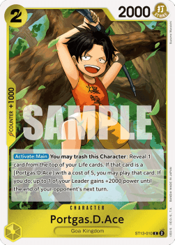 One Piece - Ultra Deck: The Three Brothers - ST13-010 : Portgas.D.Ace (Foil) (8216471732471)