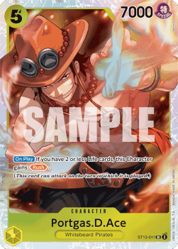 One Piece - Ultra Deck: The Three Brothers - ST13-011 : Portgas.D.Ace (Super Rare) (8216422777079)