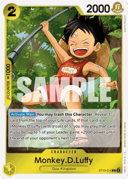 One Piece - Ultra Deck: The Three Brothers - ST13-014 : Monkey.D.Luffy (Foil) (8216476025079)