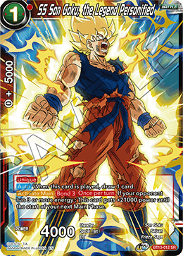 Supreme Rivalry - BT13-012 : SS Son Goku, the Legend Personifiedt (Super Rare) (7967738495223)