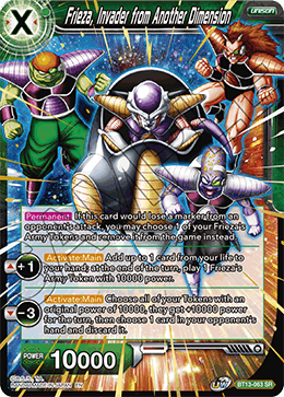 Supreme Rivalry - BT13-063 : Frieza, Invader from Another Dimension (Super Rare) (7967738986743)
