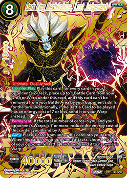 Dragon Ball Super - Wild Resurgence - BT21-149 : Dark King Mechikabura, Last Judgement (Secret Rare) (7964585656567)
