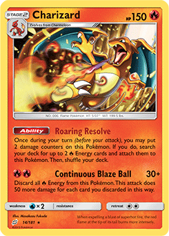 SUN AND MOON, Team Up - 014/181 : Charizard (Shattered Holo) (7949806698743)