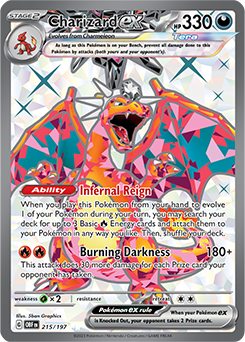 SCARLET AND VIOLET, Obsidian Flames - 215/197 : Charizard ex (Full Art) (7961795952887)