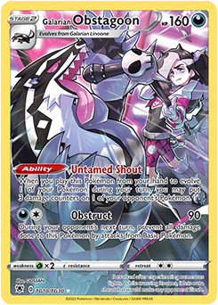 SWORD AND SHIELD, Astral Radiance - TG10/TG30 : Galarian Obstagoon (Full Art) (7959695163639)