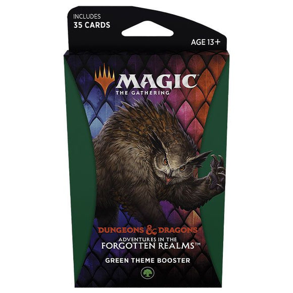 Magic The Gathering -  Green - Theme Booster - Adventures in the Forgotten Realms (7947670094071)