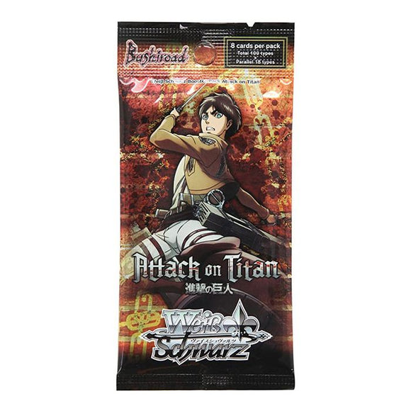 Weiss Schwarz Card Game - Attack On Titan - Vol 1 - Booster Pack (7943261552887) (7943591985399)