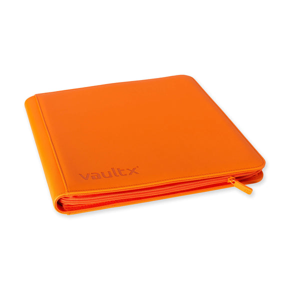 Vault X - eXo-Tec - 12 Pocket Zip Binder - Just Orange (8053050769655)