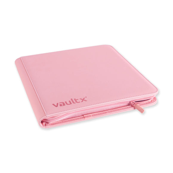 Vault X - eXo-Tec - 12 Pocket Zip Binder - Pink (7943259848951) (7943597687031)