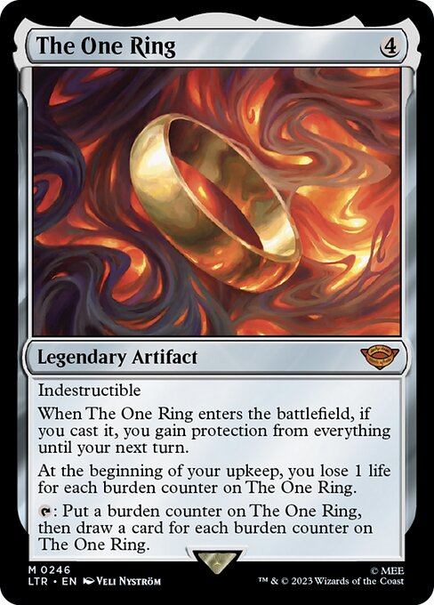MTG - LOTR: Tales of Middle Earth - 0246 : The One Ring (Foil) (7945472082167)