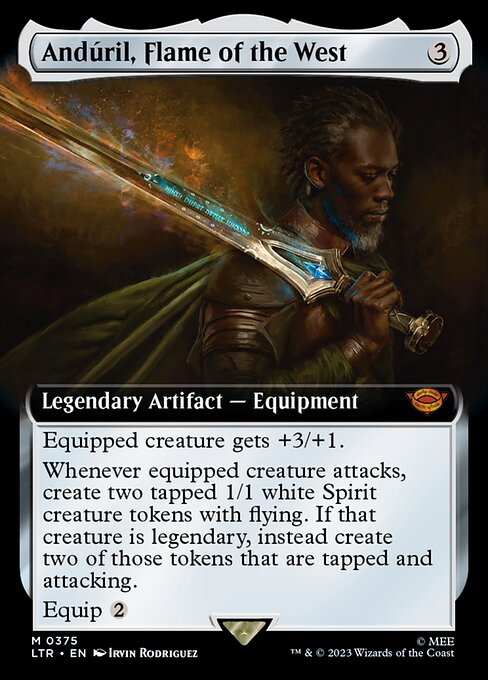 MTG - LOTR: Tales of Middle Earth - 0375 : Anduril, Flame of the West (Borderless) (7945466872055)