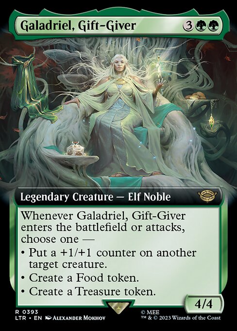 MTG - LOTR: Tales of Middle Earth - 0393 : Galadriel, Gift-Giver (Borderless) (7945475719415)
