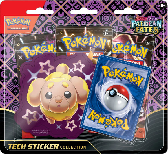 Pokemon - Fidough - Scarlet & Violet Paldean Fates - Sticker Collection (8036088512759)