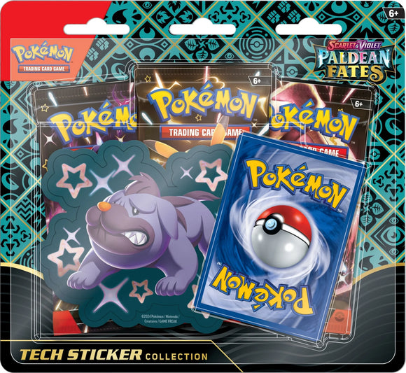 Pokemon - Maschiff - Scarlet & Violet Paldean Fates - Sticker Collection (8036088905975)
