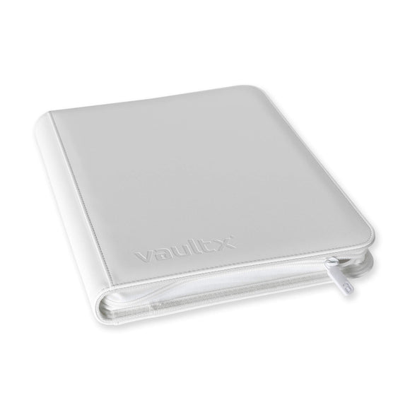 Vault X - eXo-Tec - 9 Pocket Zip Binder - White Edition (8039508639991)