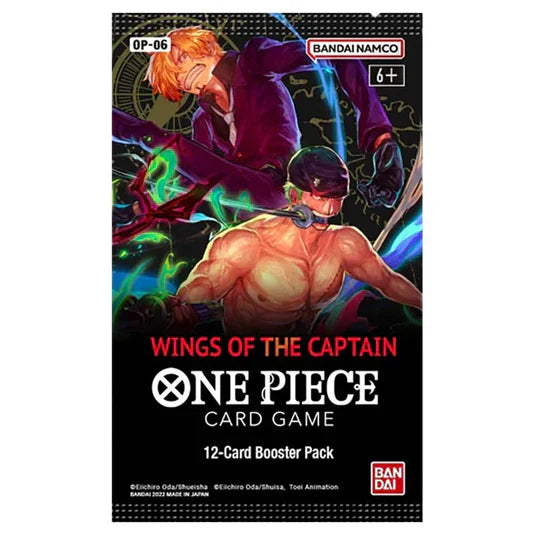 One Piece Card Game - OP06 Wings of the Captain - Booster Pack - (12 Cards) (7969859240183)