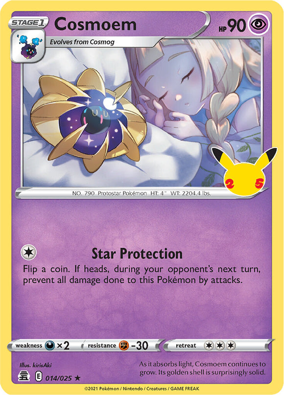 SWORD AND SHIELD, Celebrations - 14/25 : Cosmoem (Holo) (7096298897574)