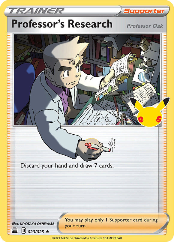 SWORD AND SHIELD, Celebrations - 23/25 : Professors Research (Holo) (7096304631974)
