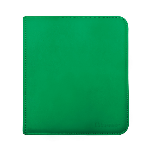 Ultra Pro - Zipped - 12 Pocket Binder - Green (6858868228262)