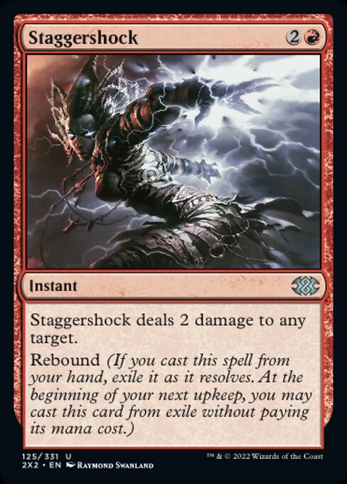 Double Masters 2022 - 125/331 : Staggershock (foil) (7857678844151)