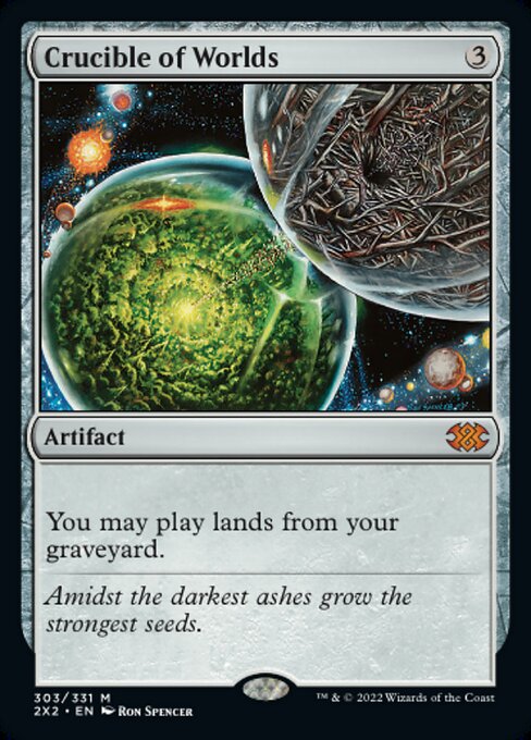 Double Masters 2022 - 303/331 : Crucible of Worlds (Non Foil) (7854537179383)