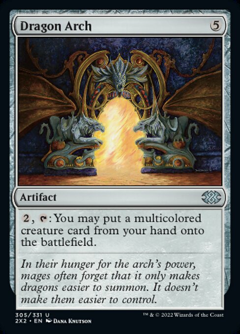 Double Masters 2022 - 305/331 : Dragon Arch (foil) (7857907630327)