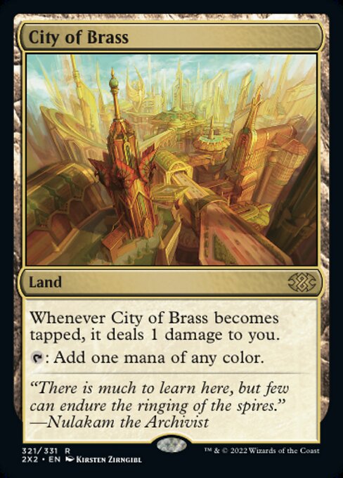 Double Masters 2022 - 321/331 : City of Brass (Non Foil) (7857397039351)