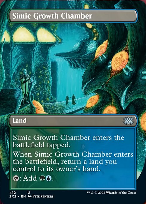 Double Masters 2022 - 412 : Simic Growth Chamber (Borderless) (Non Foil) (7855526543607)