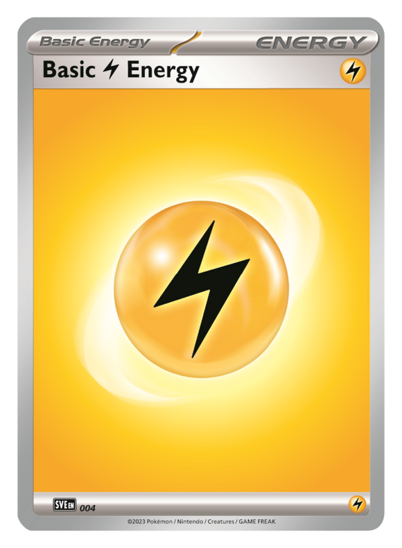 SCARLET AND VIOLET - 004 : Lightning Energy x 5 (V1) (7911340376311) (7911340966135)