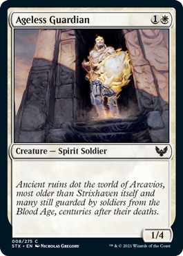 Strixhaven: School Of Mages - 008/275 : Ageless Guardian (Foil) (6846998577318)