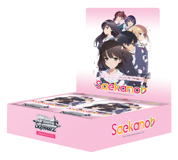 Weiss Schwarz Card Game - Saekano - How To Raise A Boring Girlfriend. Flat - Booster Box - (16 Packs) (7913155002615)