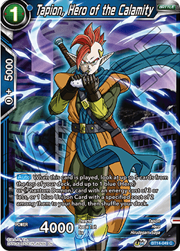Dragon Ball Super - Cross Spirits - BT14-049 : Tapion, Hero of the Calamity (Foil) (7913404170487)