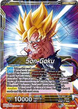 Dragon Ball Super - Cross Spirits - BT14-091 : Son Goku // SS4 Son Goku, Returned from Hell (Foil) (7913404924151)