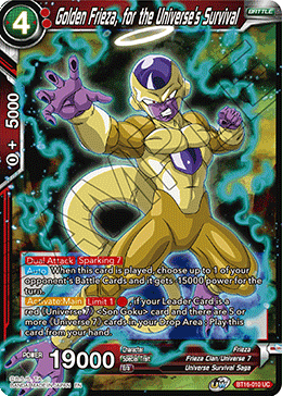 Realm of The Gods - BT16-010 : Golden Frieza, for the Universe's Survival (Non Foil) (7550815437047)
