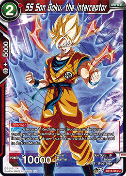Realm of The Gods - BT16-014 : SS Son Goku, the Interceptor (Non Foil) (7550754685175)