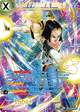 Dragon Ball Super - Ultimate Squad - BT17-033 : Android 17 & Android 18, Teaming Up (Special Rare) (7913758621943)