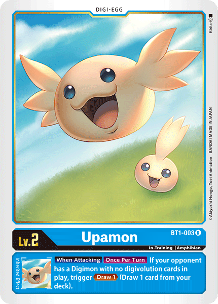 Special Booster - BT1-003 : Upamon (Rare) (6912540836006)