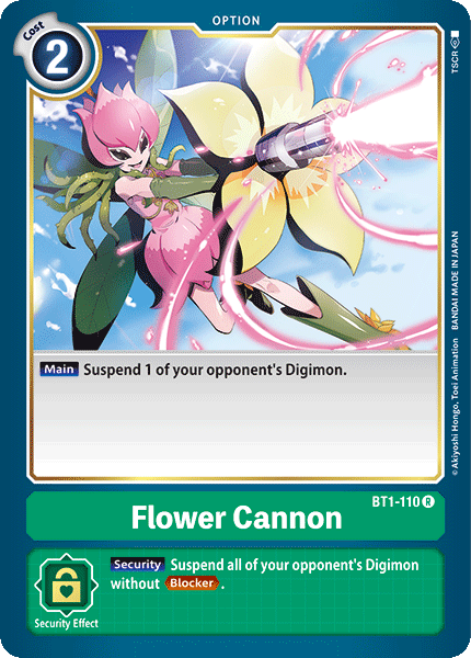 Special Booster - BT1-110 : Flower Cannon (Option Rare) (6912498925734)