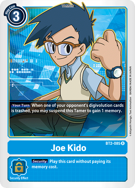 Special Booster - BT2-085 : Joe Kido (Tamer Rare) (6912451477670)