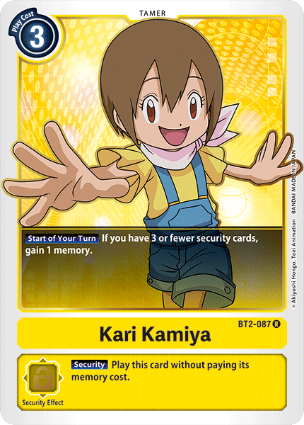 Special Booster - BT2-087 : Kari Kamiya (Tamer Rare) (6912453509286)