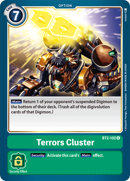Special Booster - BT2-102 : Terrors Cluster (Option Rare) (6912503152806)