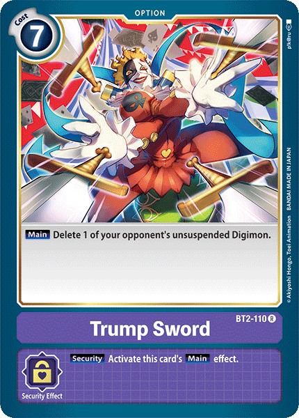 Special Booster - BT2-110 : Trump Sword (Option Rare) (6912505577638)