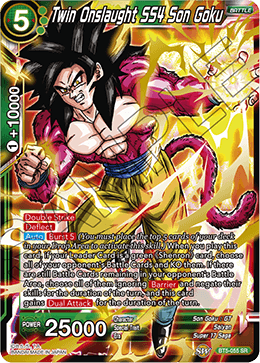 Miraculous Revival, - BT5-047 : Twin Onslaught SS4 Son Goku (Foil) (7464772600055)