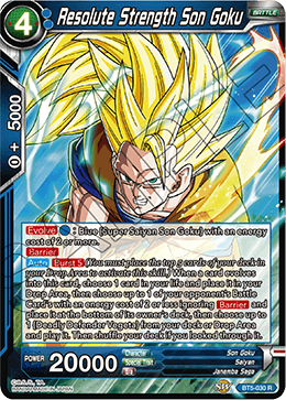 Miraculous Revival, - BT5-030 R : Resolute Strength Son Goku (Foil Rare) (6775534092454)