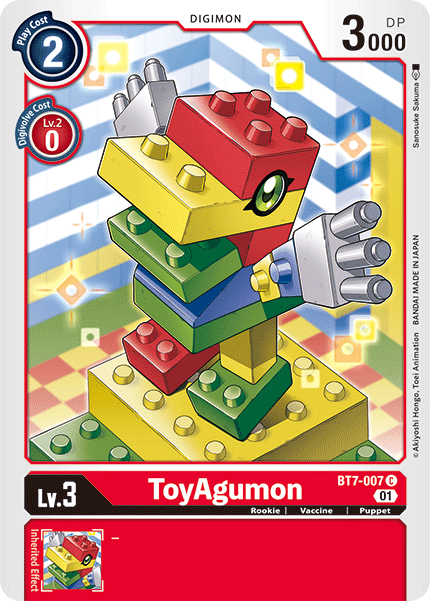 Next Adventure - BT7-007 : ToyAgumon (Non Foil) (7546787889399)