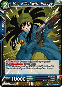 Assault Of The Saiyans - BT7-034 : Mai, Filled with Energy (Foil) (7141525192870)