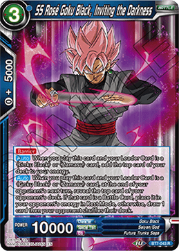 Assault Of The Saiyans - BT7-043 : SS Rose Goku Black, Inviting the Darkness (Foil) (7141513330854)