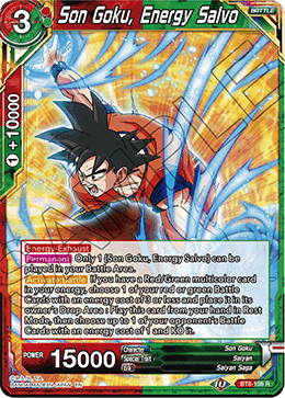 Malicious Machinations - BT8-106 : Son Goku, Energy Salvo (Foil) (7141475090598)
