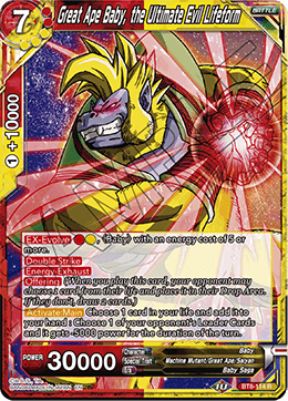 Malicious Machinations - BT8-114 : Great Ape Baby, the Ultimate Evil Lifeform (Foil) (7141476139174)